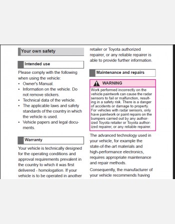 toyota supra 2024 owners manual